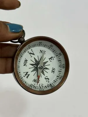 Brass Antique Compass Hiking Compass for Orienteering Camping Compass | Gifts Compass for Backpacking Hunting Navigation | Military Lightweight Compass for Map Reading