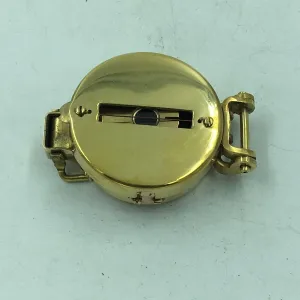Brass Military Compass 3" - LENSATIC Navigation Compass - Scout- Hiking -Camping