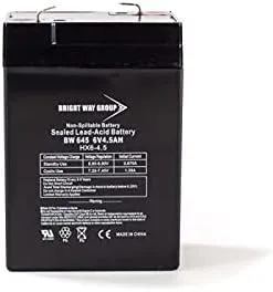 Bright Way Replacement Battery for Abbott Laboratories Life Care 1000 6V 5AH 6V 4.5Ah Medical