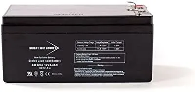 Bright Way Replacement Battery for Life Care 900 Volumetric Pump Abbott Laboratories Medical Battery 12V 3.4A F1