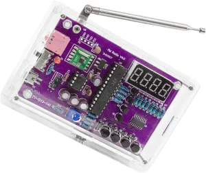 Build Your Own Radio Diy Electronic Project Kit Led Lights Crystal for Boys and Girls