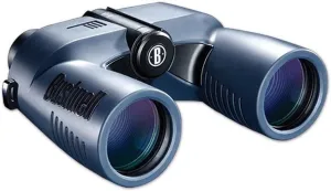 Bushnell Marine 7 x 50mm Porro Prism Waterproof/Fogproof Binoculars with Digital Compass and Tilt, Blue