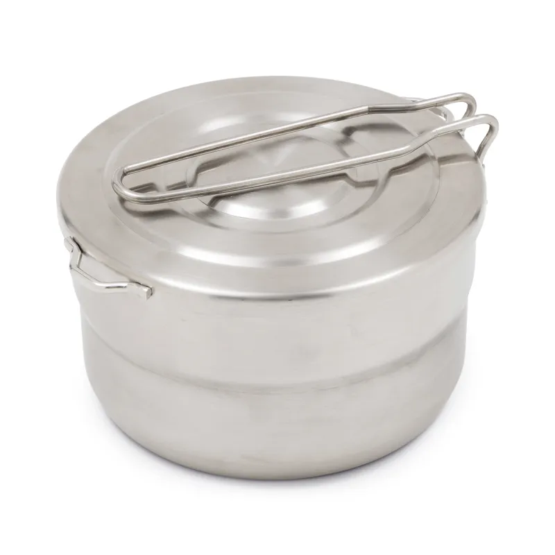Campfire Stainless Steel Mess Pot - 1.5 Litres