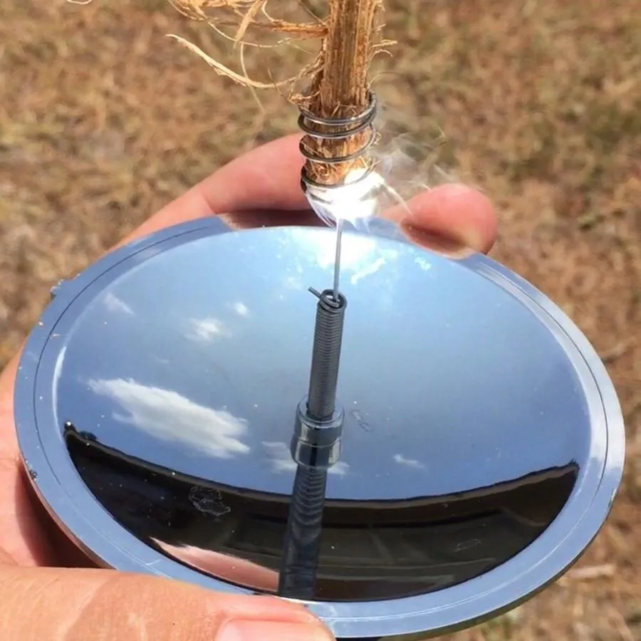 Camping Hiking Survival fire Outdoor Camping Solar Spark Lighter Windproof Fire Starter Emergency Travel Kits