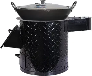 Camping Stove Outdoor Cookware Mess Kit Outdoor Folding Wood Stove Camping Pot Set Bowls Spoon Tableware Cooking Set