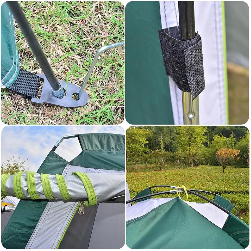 Camping Tent 1-2 Persons with Porch Ultralight Portable Outdoor Camping Tent - Family Backpacking Tent Double Layers Waterproof Easy Clip Setup
