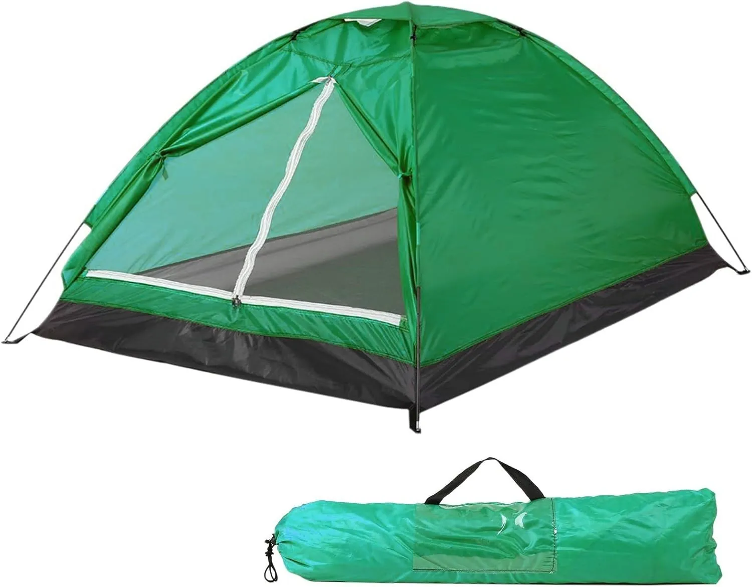 Camping Tent, 2 Person Camping Tent Easy To Assemble Weatherproof Tent Lightweight Portable Backpacking Tent for Outdoor Camping Hiking(Green)