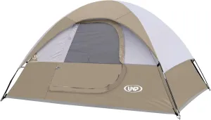 Camping Tent 2 Person, Waterproof Windproof Tent with Rainfly Easy Set up-Portable Dome Tents for Camping…