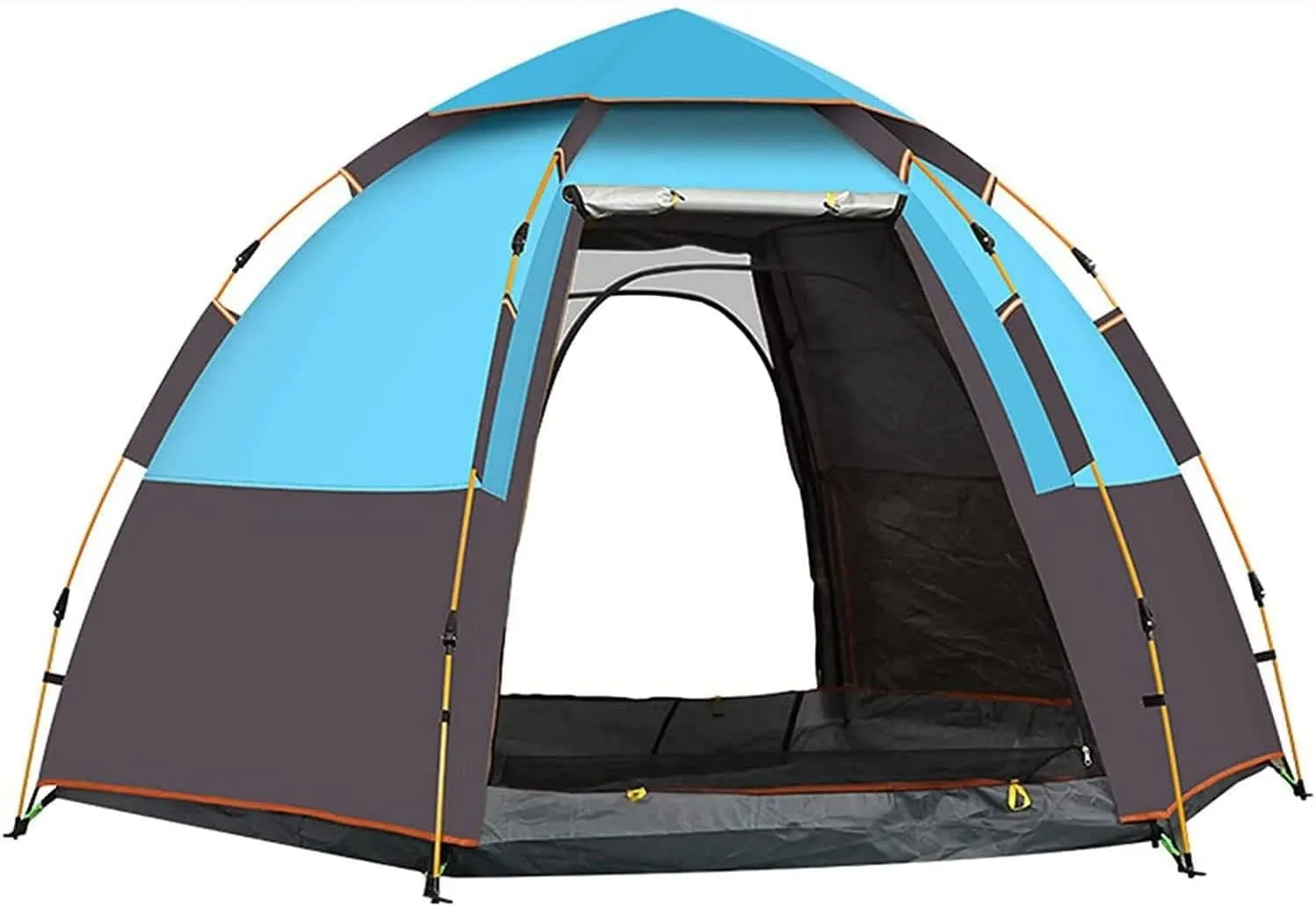 Camping Tent 3-4 Person Instant Tent Portable Cabin Tent with Rainfly for Family Camping Traveling Hiking Picnicing Easy Set Up