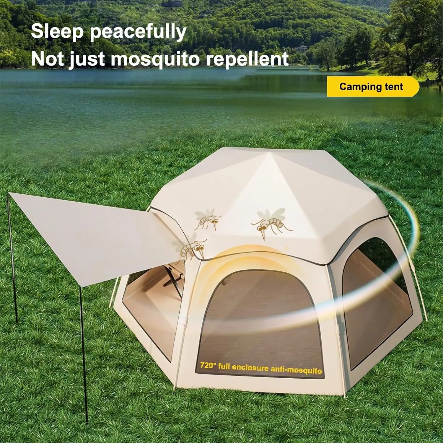 Camping Tent 5 Person Tent Instant Pop Up Tents for Camping Large Camping Tent Family Tent Caseta De Camping