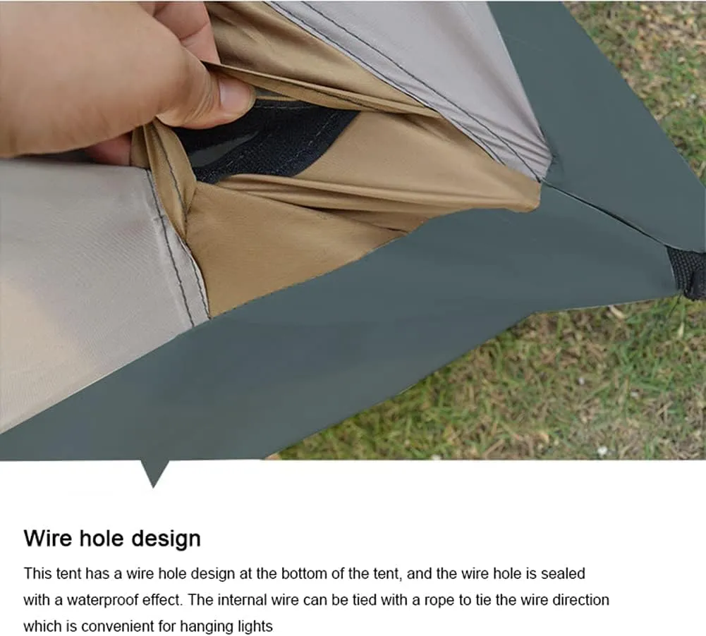 Camping Tent 8-10 Persons LightweighFamily Camping Tent Waterproof UV Resistant Outdoor Folding Tent Easy to Install