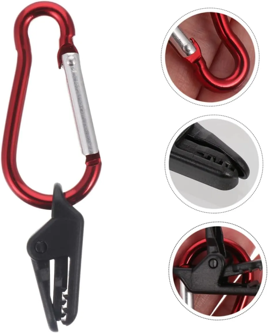 Camping Tent Buckle Tents Pool Tarp for Under Pool Fence Hooks Poles Waterproof Tarp Outdoor Tent Lights