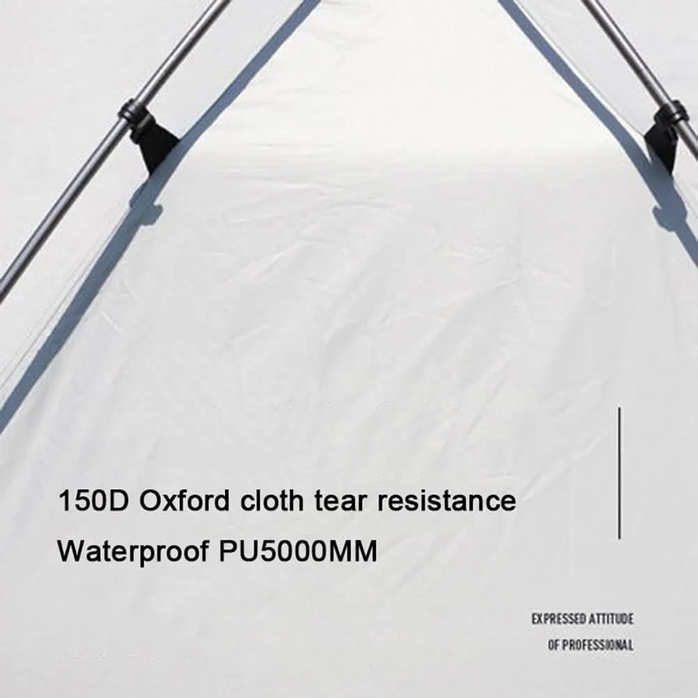 Camping Tent Double Layer Family Dome Tent with Removable Rain Fly, Easy Setup Instant Cabin Tent for Camp Backpacking Hiking Outdoor (Gray1 385X385X200CM) (Gray1 385X385X200CM)