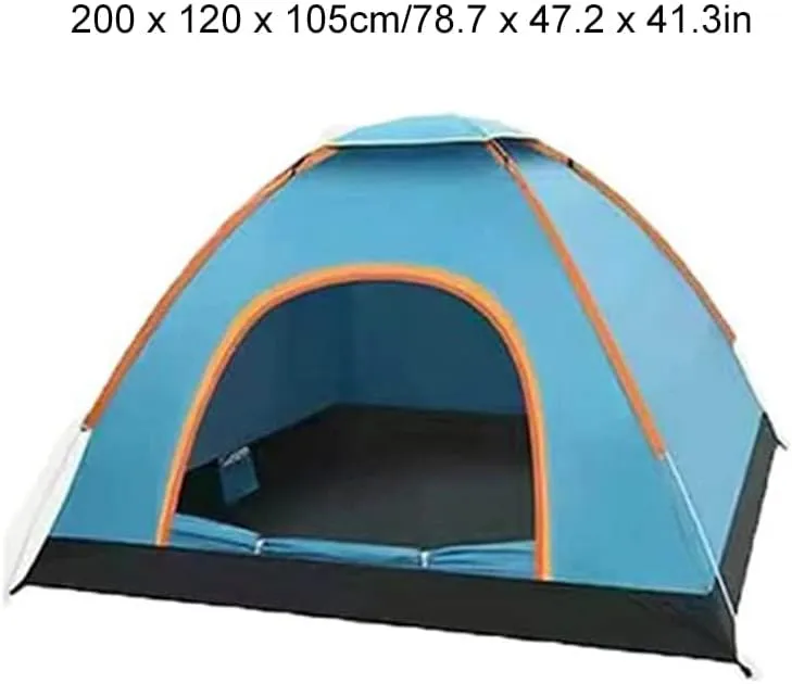 Camping Tent, Large Capacity Durable Automatic Tent, Waterproof Rainproof Outdoor Camping Tents for Traveling Mountaineering Hiking