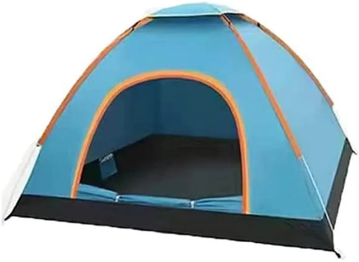 Camping Tent, Large Capacity Durable Automatic Tent, Waterproof Rainproof Outdoor Camping Tents for Traveling Mountaineering Hiking
