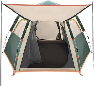 Camping Tent Outdoor Canopy Top Frame Waterproof Tents Shelter Rainproof Tent Side Garden