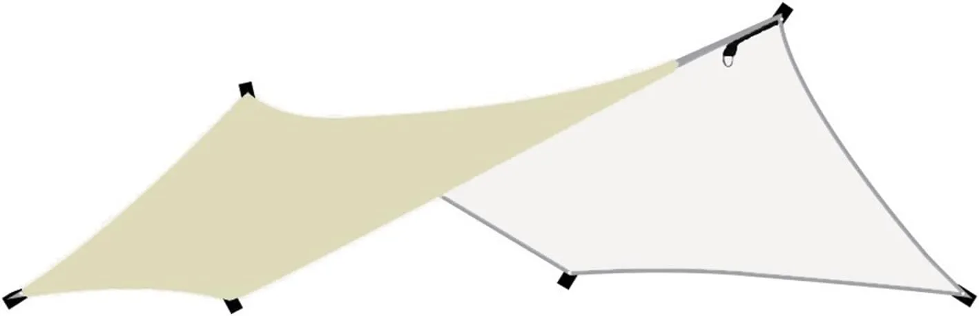 Camping Tent Tarp Tent Outdoor Camping Awning Hexagonal Travel Awning Travel Picnic Awning Waterproof Rain Shed Pergola Camp (Color : 2, Size : 300 *
