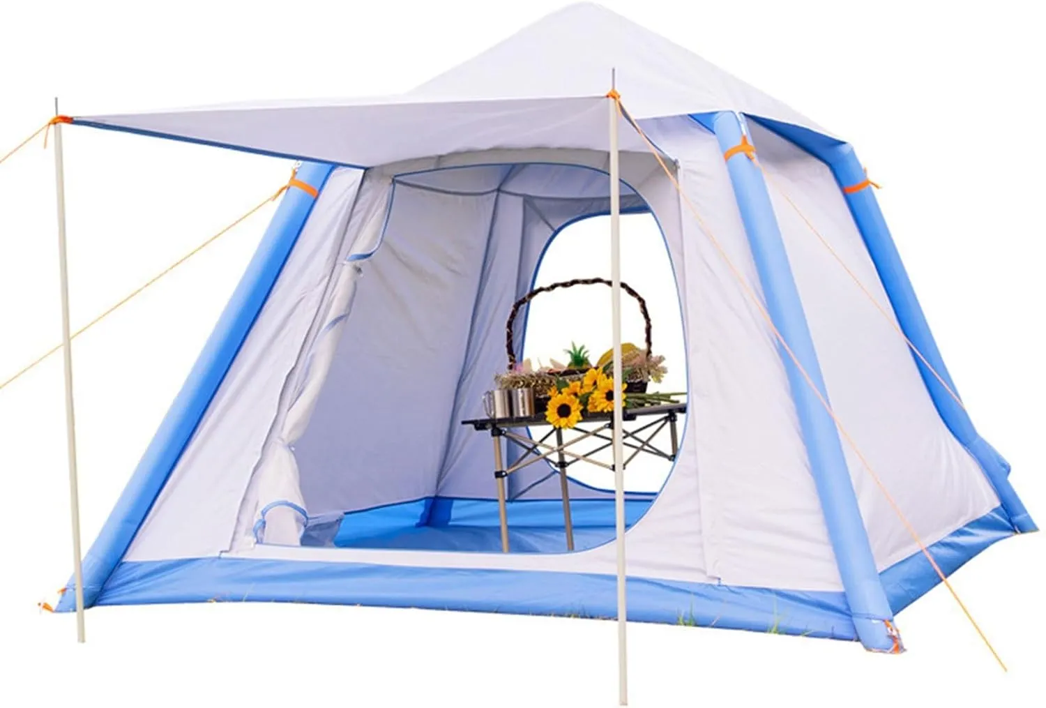 Camping Tent with Instant Setup, Weatherproof Tent, Double-Thick Fabric, Inflatable Tent for Outdoor Hiking Mountaineering and Travel