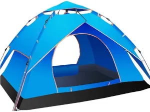 Camping Tents, Pop Up Tent，3-4 Person Automatic Pop up Tent Has Two Using Ways,3-4 Person Automatic Pop up Tent Has Two Using Ways, Double Layers Waterproof,Perfect for Beach, Outdoor,Hiking