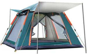 Camping Tents Shelter Portable with Carry Bag Waterproof Hold 3-8 Persons Instant Setup Pop Up Tent with Top Rainfly UV Protection for Camping Hiking Mountaineering (Size : 34pax)