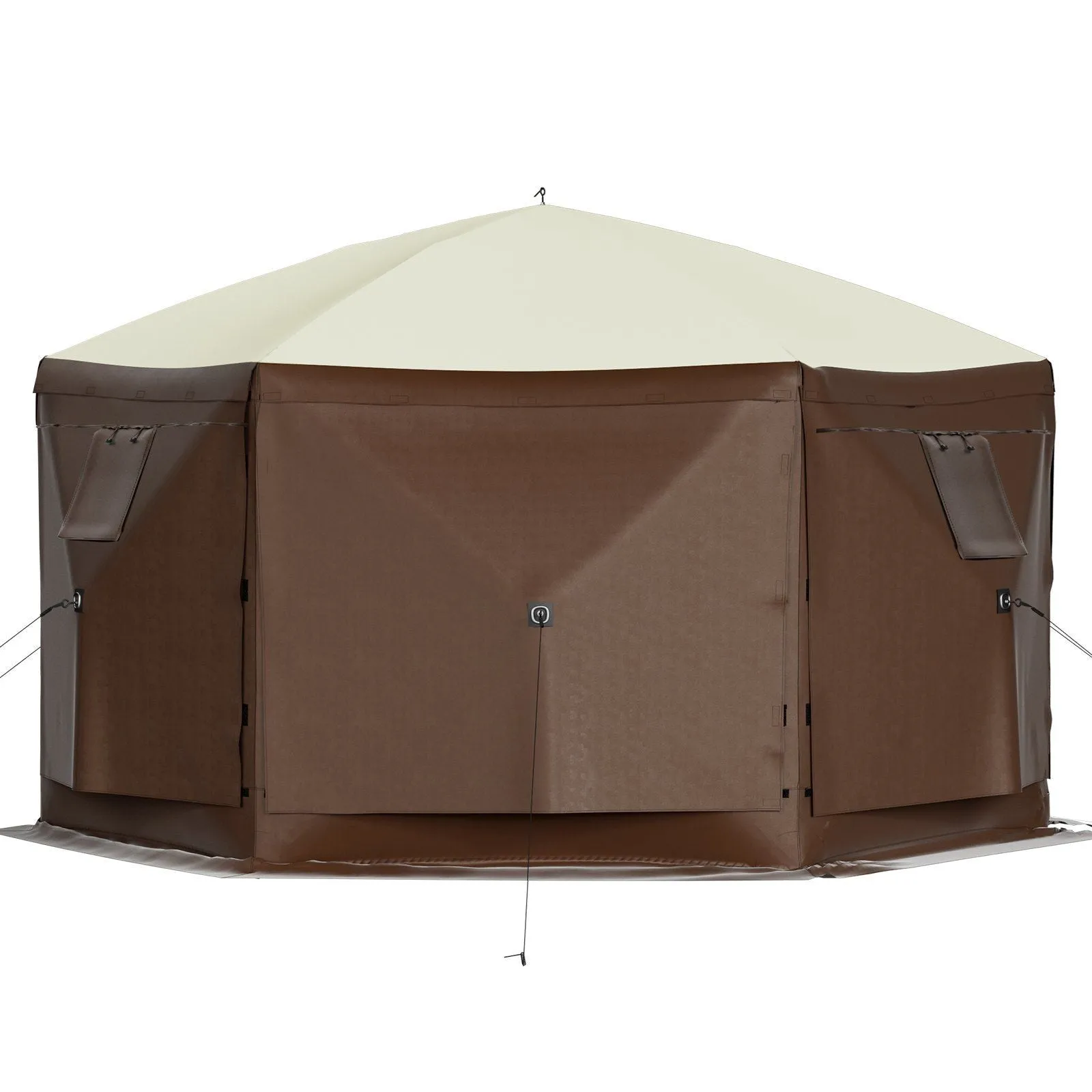 CampShell™ 10x10 Pop-Up Gazebo Tent – UV-Block Screen Shelter with Wind Panels