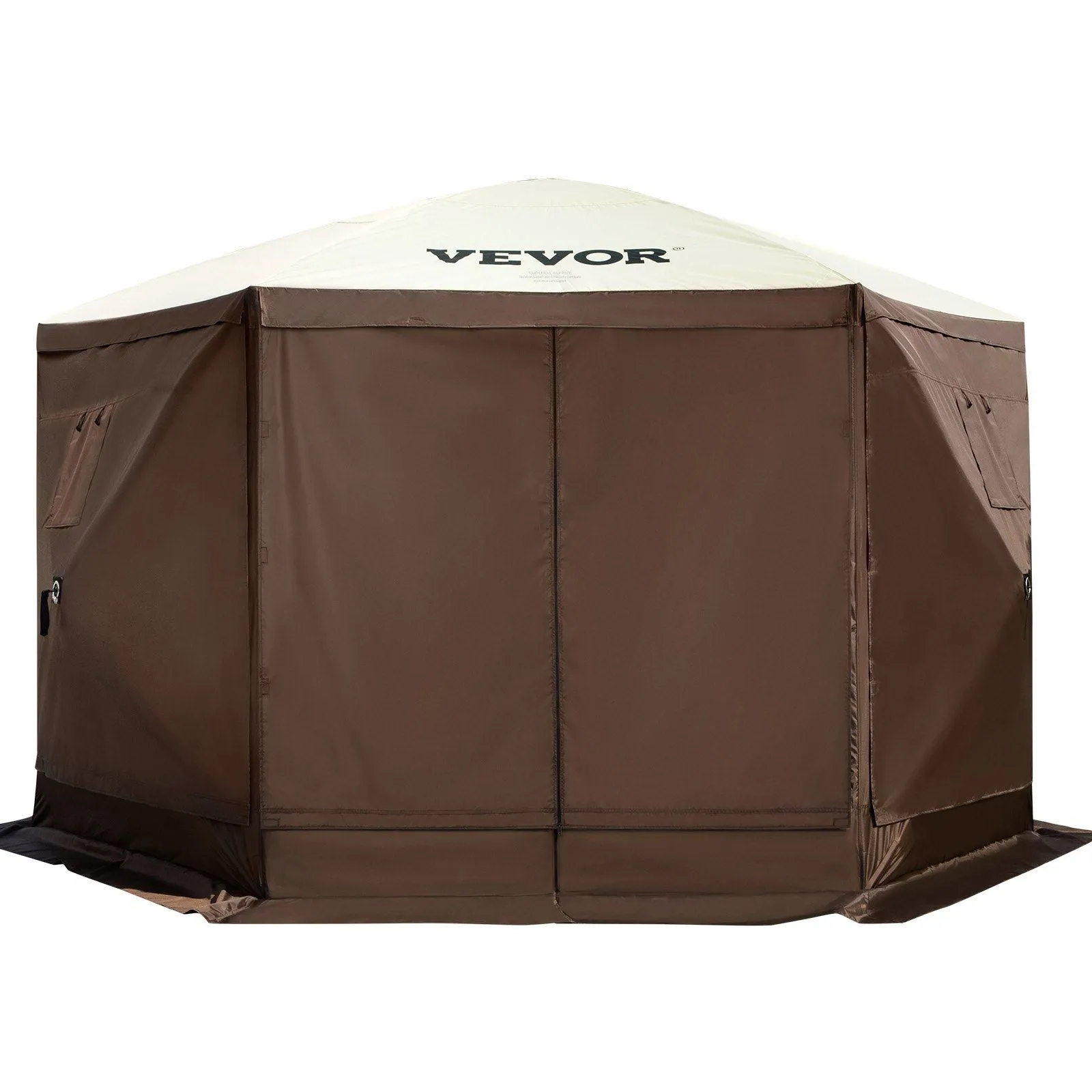 CampShell™ 10x10 Pop-Up Gazebo Tent – UV-Block Screen Shelter with Wind Panels