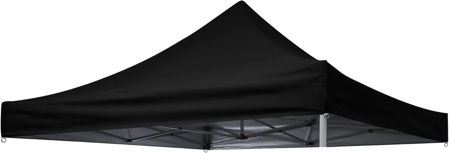 Canopy Replacement Top, 10x10ft Pop Up Canopy for Outdoor Garden Patio Pavilion Top Cloth Only (Black)