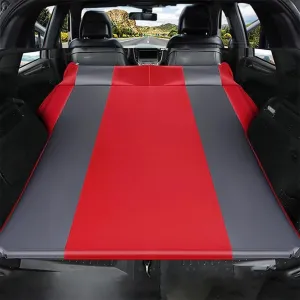 Car Inflatable Mattress, for Toyota Sequoia 2023-2024 Outdoor Camping Travel Portable Sleeping Pad AdjustableWear Resistant, Auto Accessories,F-Red