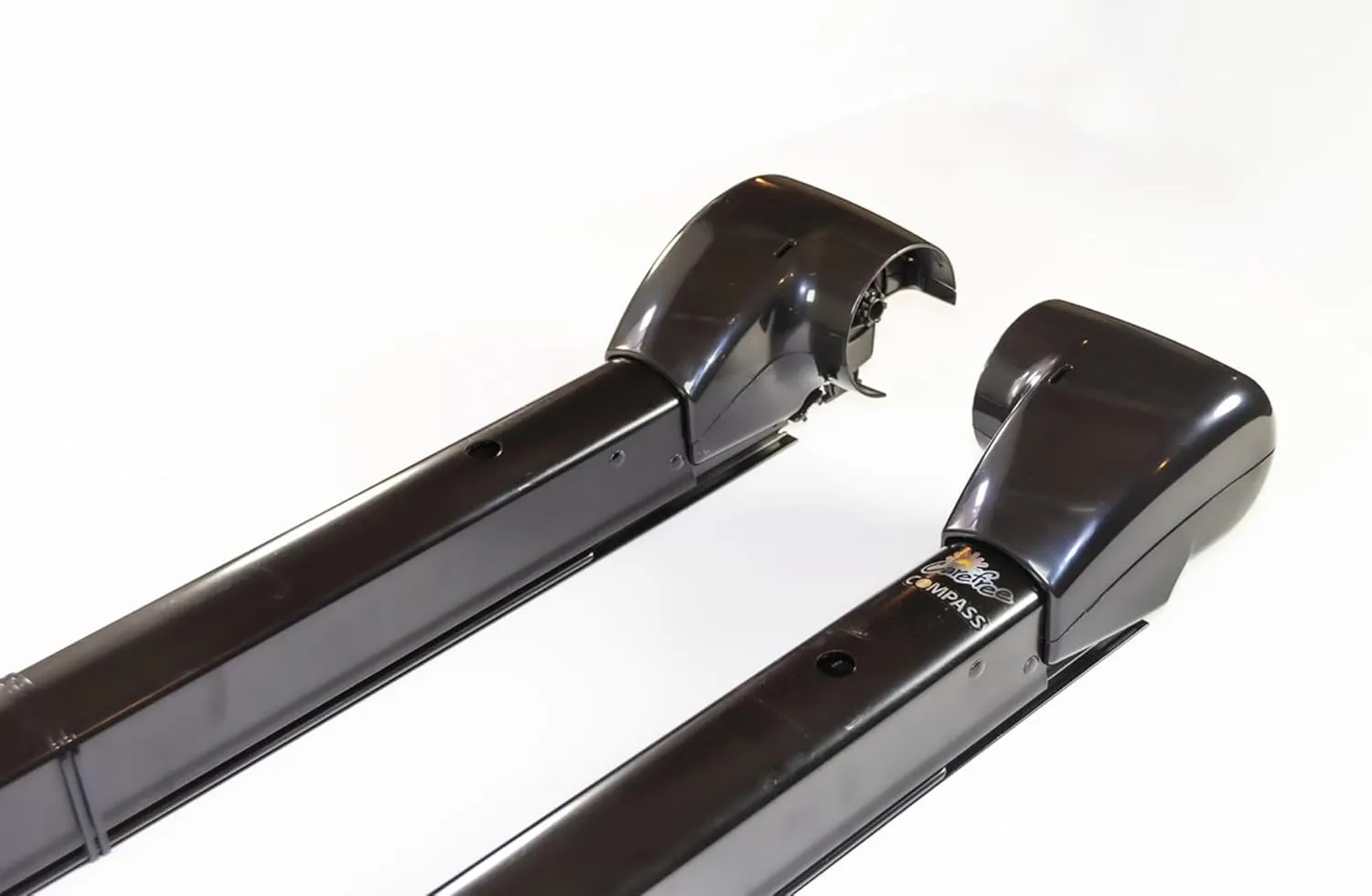 CAREFREE Compass 12V Electric Motorized RV Awning Arm Set – Automatic, Self-Leveling, Durable Aluminum, Motor Included – Replaces Longitude 12V Arms (Black)