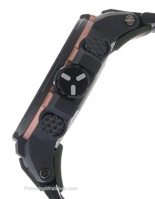 Casio Mens ProTrek - Black Case & Strap - Solar Power - 100m - Atomic