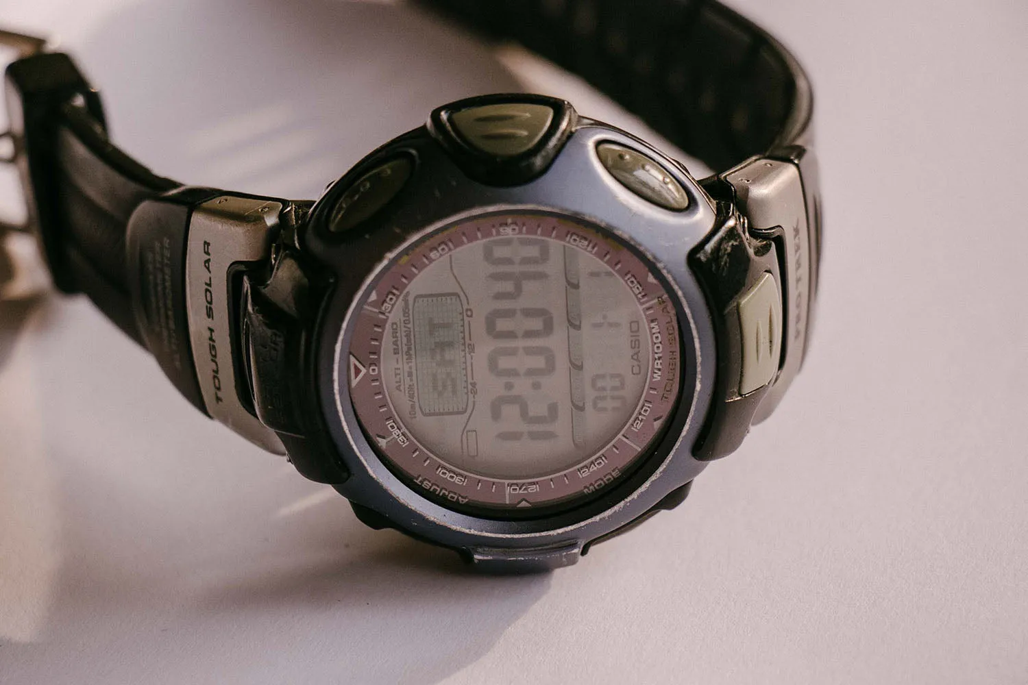 Casio Pro Trek 2471 PRT-50 Tough Solar Altimeter Hiking Watch