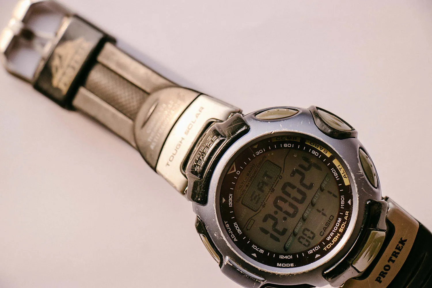 Casio Pro Trek 2471 PRT-50 Tough Solar Altimeter Hiking Watch