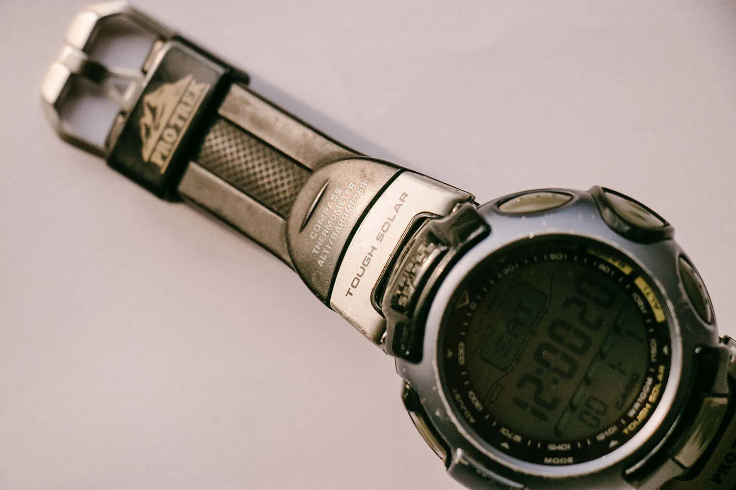 Casio Pro Trek 2471 PRT-50 Tough Solar Altimeter Hiking Watch