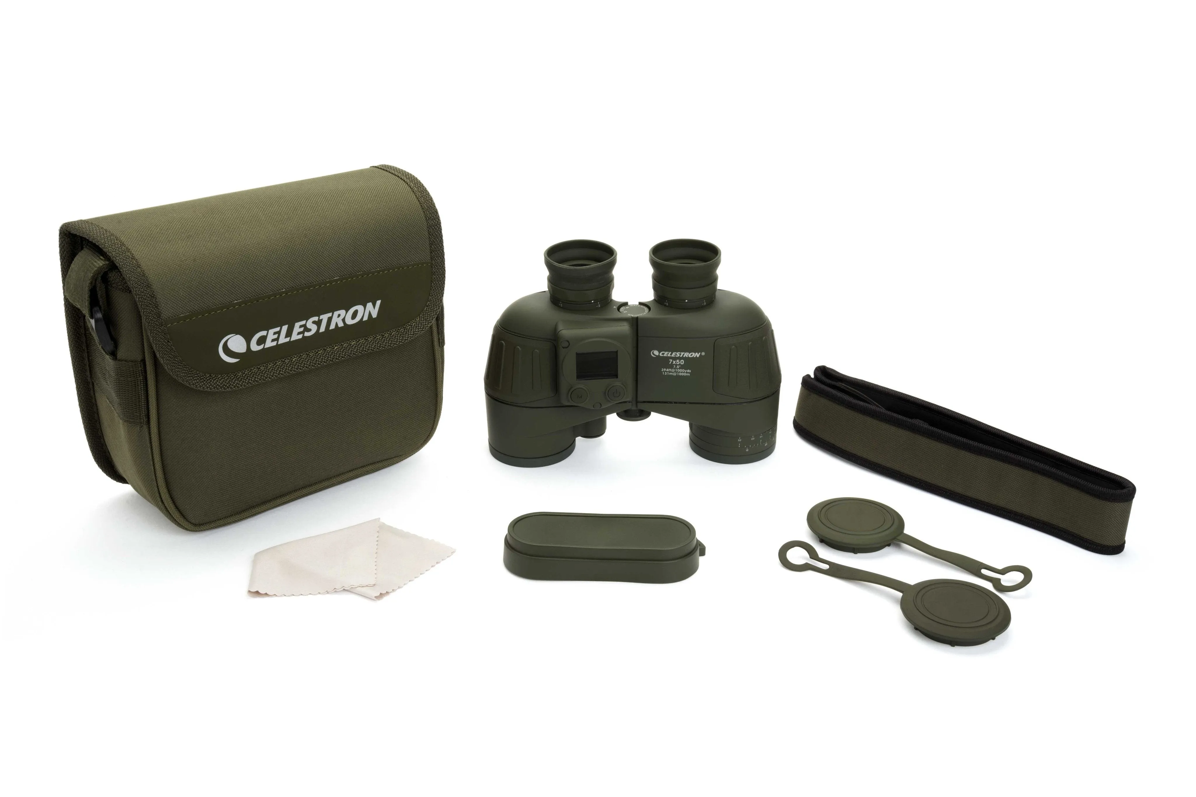 Cavalry 7x50 Binocular with GPS, Digital Compass & Reticle