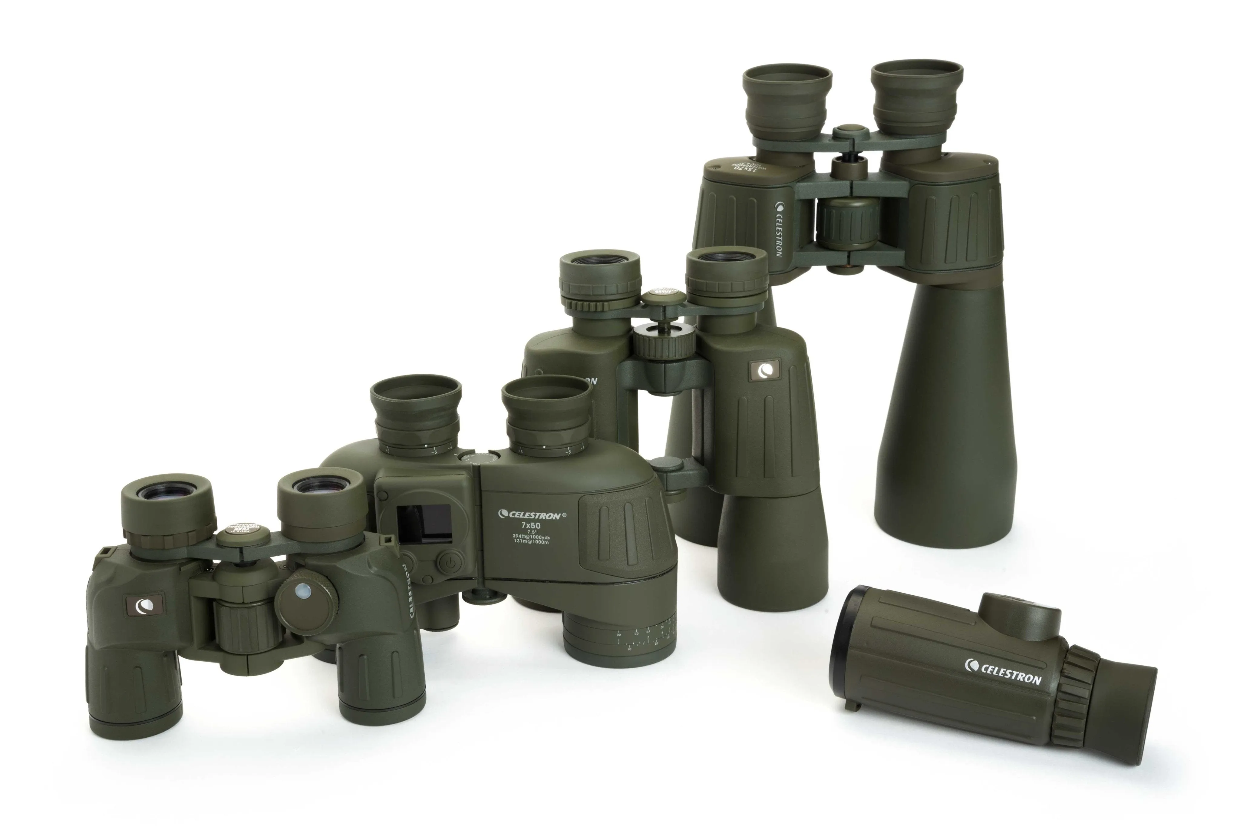 Cavalry 7x50 Binocular with GPS, Digital Compass & Reticle