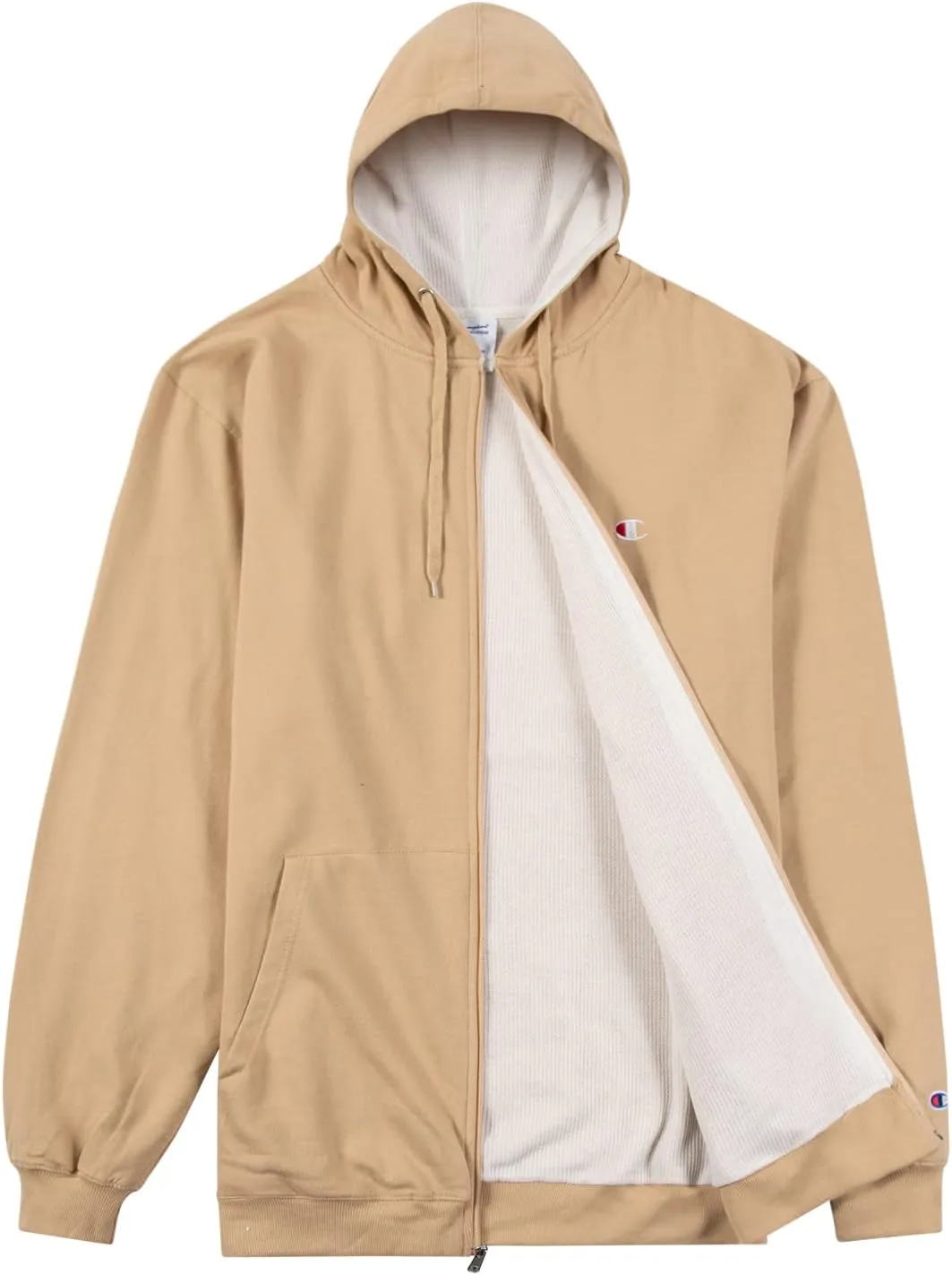 Champion Big and Tall Thermal Lined Hoodies for Men – Men’s Fleece Zip Up Hoodie