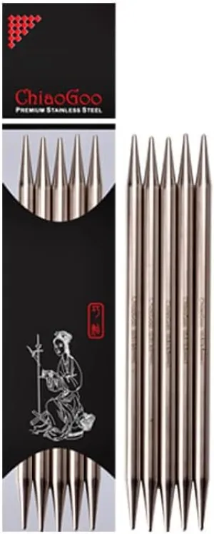 ChiaoGoo Double-Pointed Needle Premium 20cm 3.75mm - 1pc