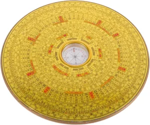 Chinese Compass Outdoor Hiking Camping Quality Alloy Feng Shui Decorative Compact Size Easy to Carry