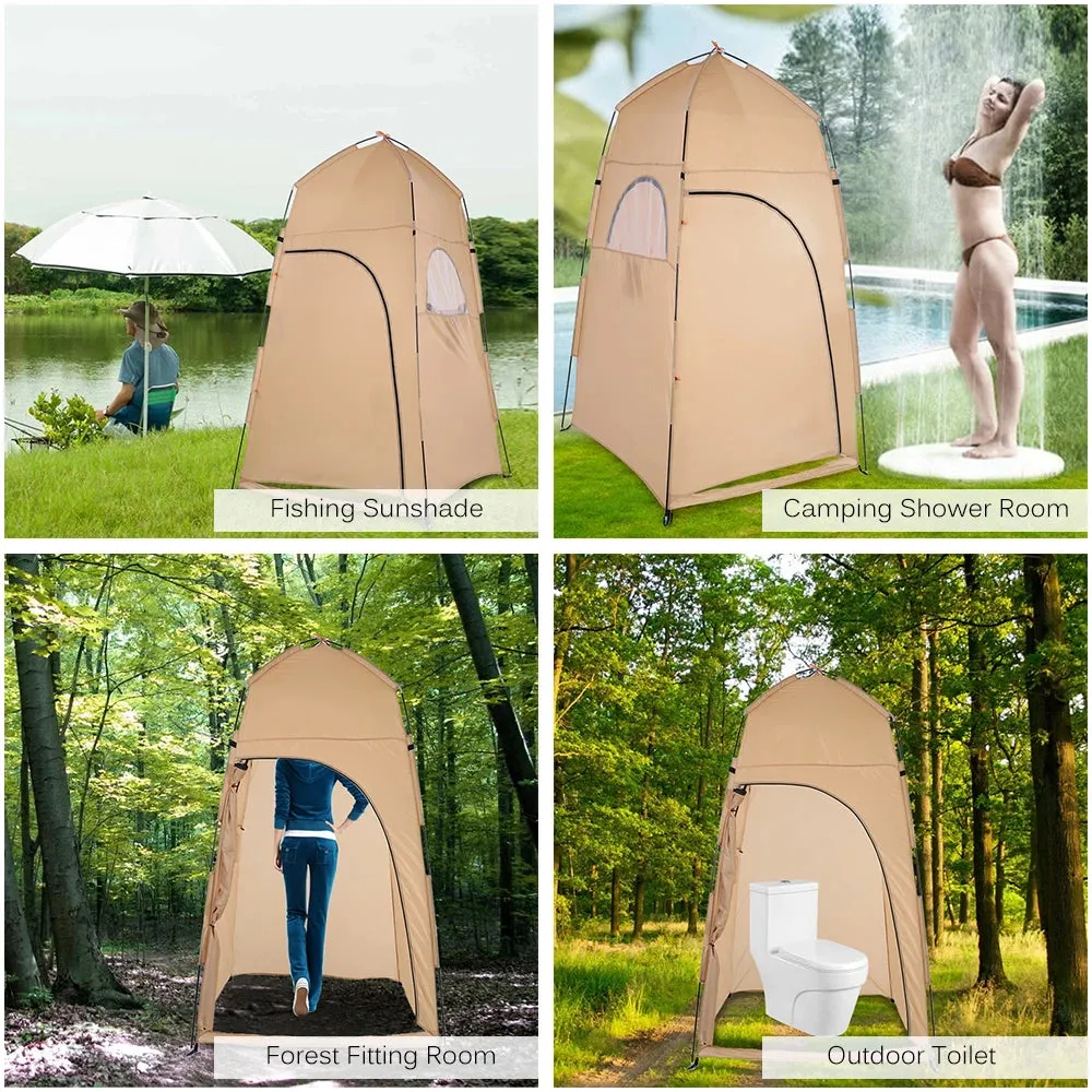 Clearance Sale Portable Privacy Shower Tent - Pop Up Camping Toilet Tent, Outdoor Changing Room