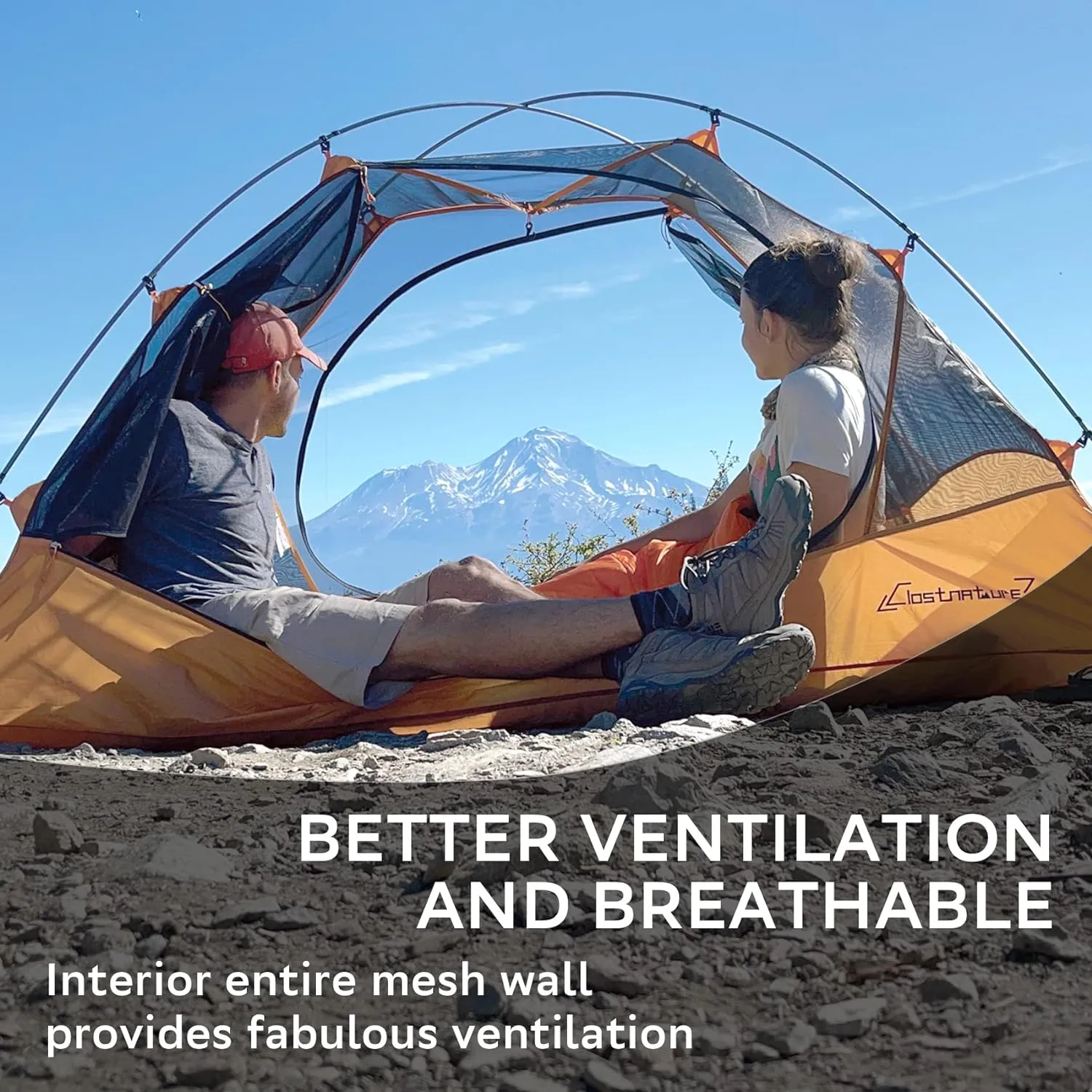 Clostnature Crux Lightweight Tent for Backpacking - 1/2/3/4 Person Ultralight Backpacking Tent, Waterproof Easy Setup Camping Tent, Hiking Tent for Outdoor, Hiking and Mountaineering
