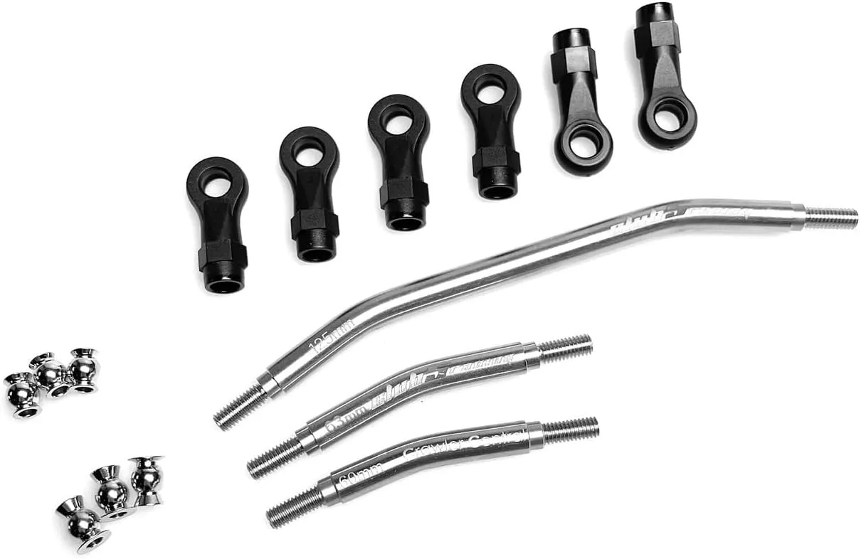 Club 5 Racing Compatible with/Replacement for Hi-Clearance Steering Link Kit for TRX-4 2021 Bronco/Defender C-TRX4-070