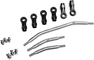Club 5 Racing Compatible with/Replacement for Hi-Clearance Steering Link Kit for TRX-4 2021 Bronco/Defender C-TRX4-070