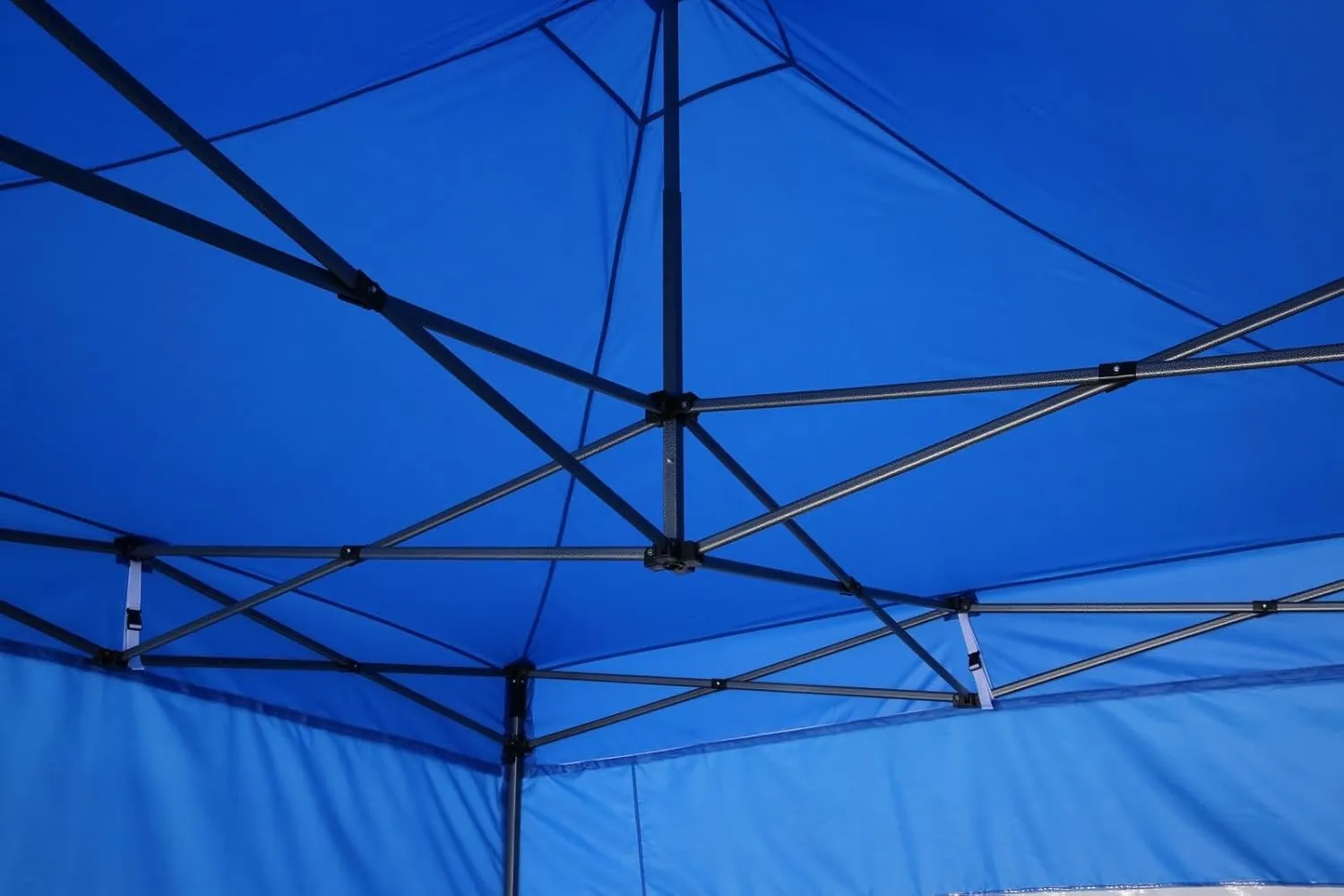 COBIZI 10x10 Pop Up Canopy Tent with Awning,Heavy Duty Canopy UPF 50  All Season Wind Waterproof Commercial Outdoor Street Vendors Party Tents for Parties Canopy with Carry Bag(10 x 10 ft Black)