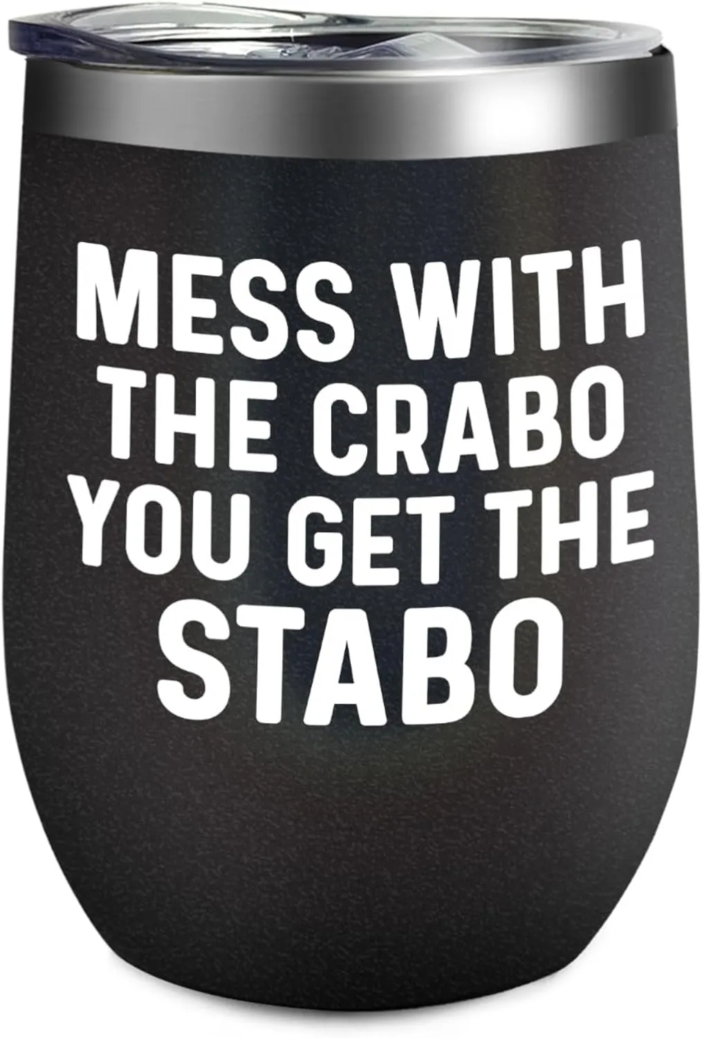 Coffee Tumbler Mess With The Crabo You Get The Stabo Tumbler Insulated Tumbler with Lids and Straws for Uncle for Outdoor