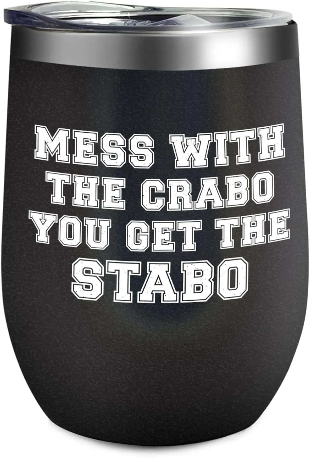 Coffee Tumbler Personalized Tumbler Mess With The Crabo You Get The Stabo Tumbler Insulated for Hot and Cold Stainless Tumbler with Lids and Straws Birthday Gift for Teacher for Office