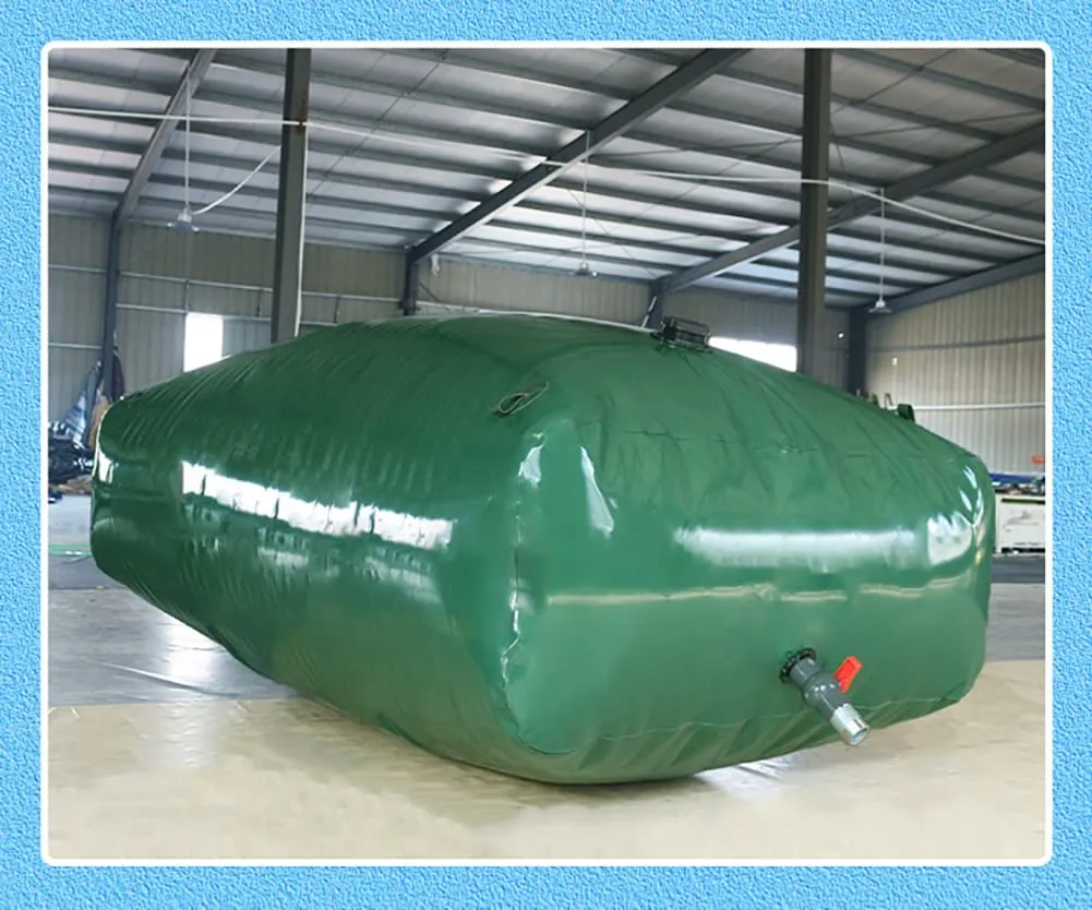 Collapsible Portable Water Tank - 400L/4000L Heavy-Duty PVC Bladder for Emergency Water Storage(5000 L/1320 Gallon/2.5x2x1 m)