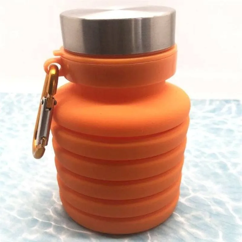 Collapsible Silicone Water Bottle