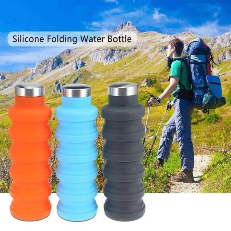 Collapsible Silicone Water Bottle