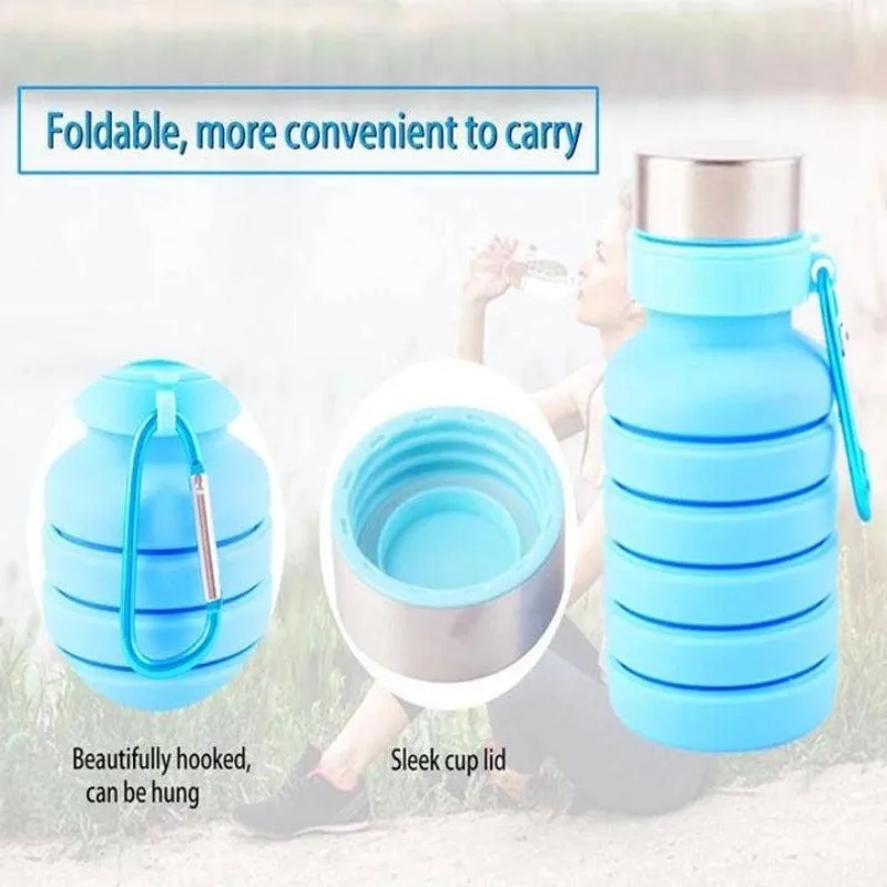 Collapsible Silicone Water Bottle