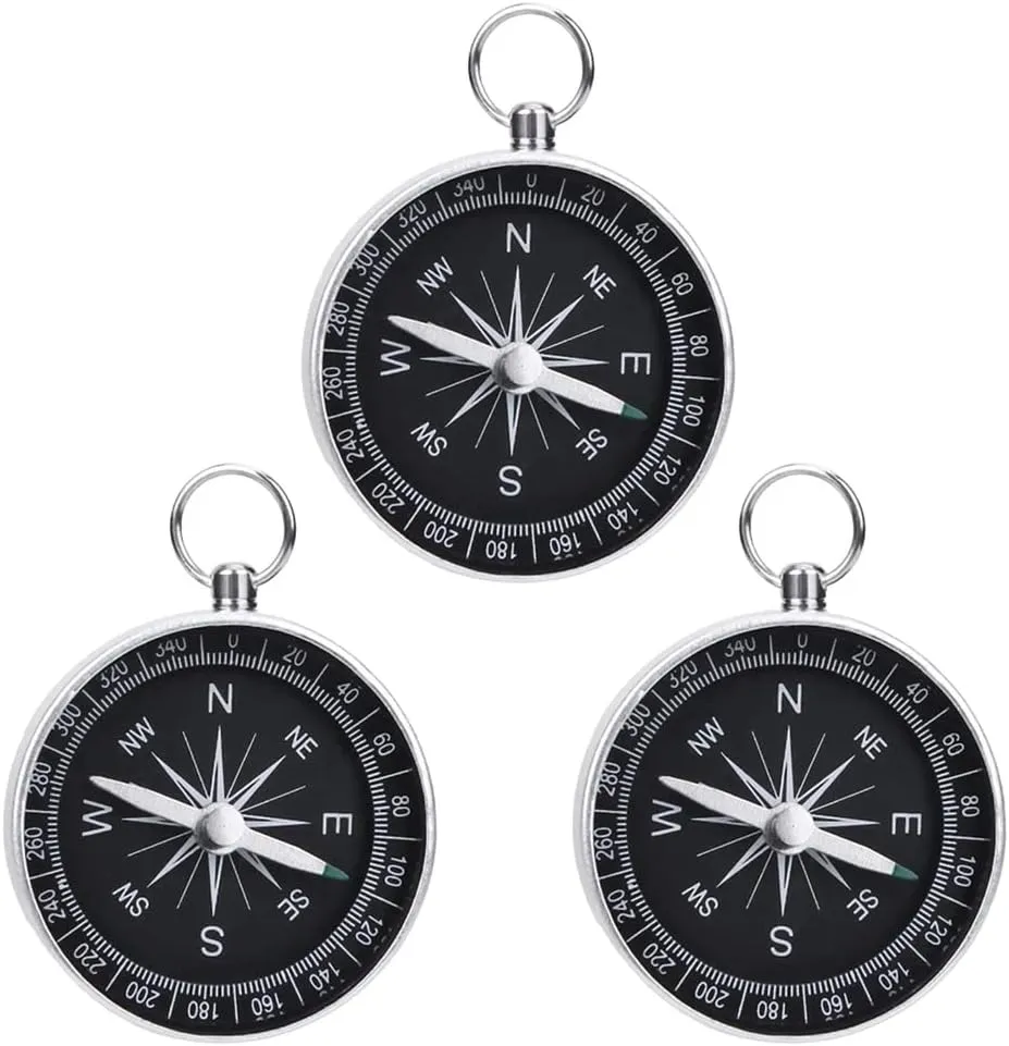 Compact Portable Survival Compass Set